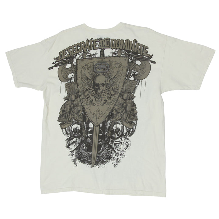 Mens Y2K Ecko Unltd. Skull Graphic T-Shirt