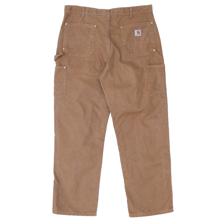 Mens Carhartt B01-BRN Dungaree Fit Double Knee Carpenter Work Pants