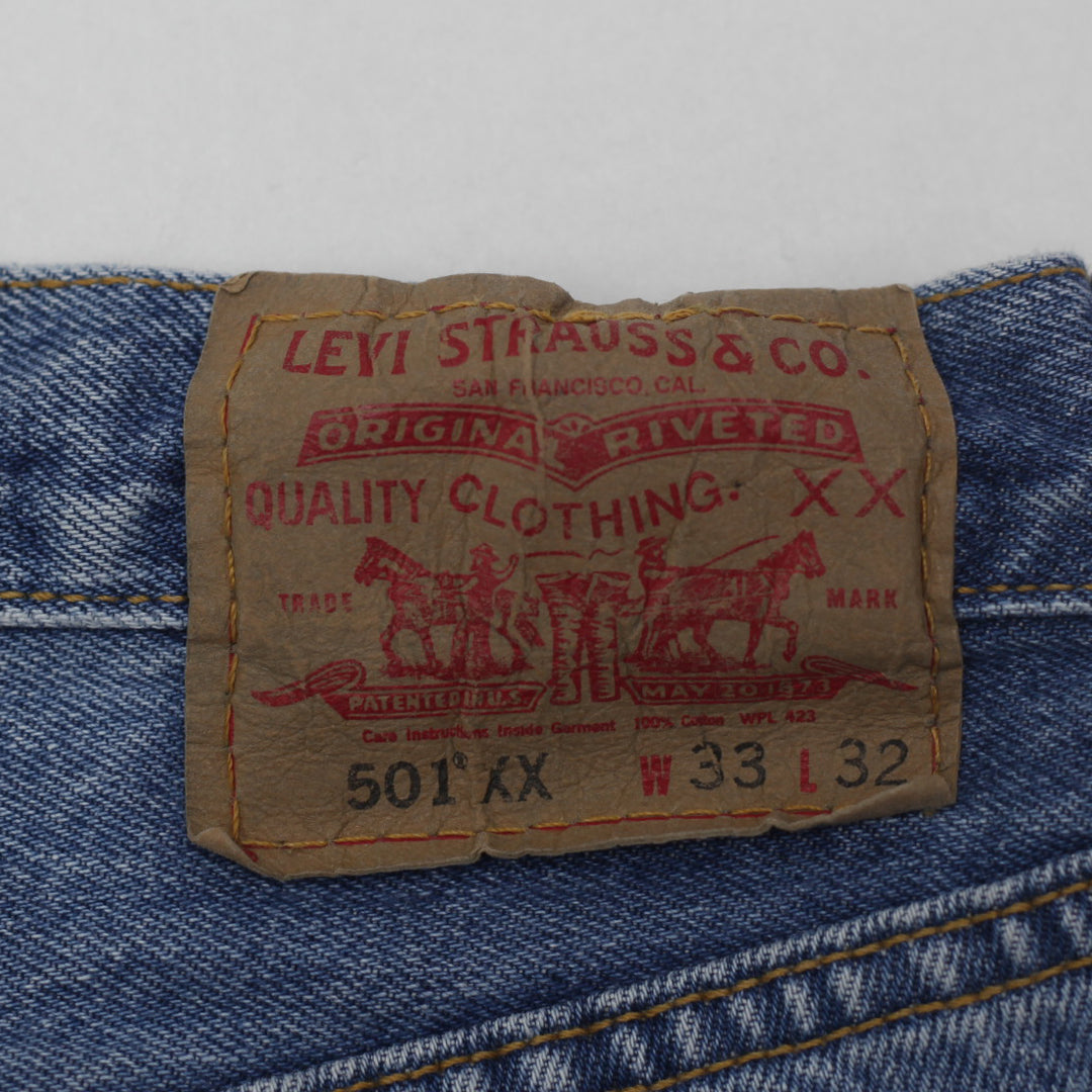 Vintage Levi Strauss 501XX Button Fly Jeans