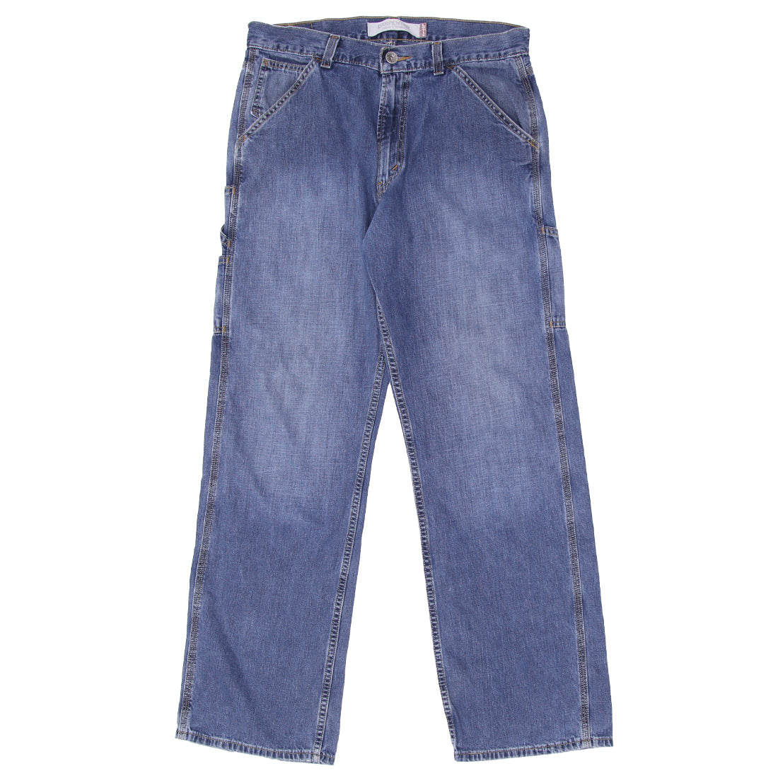 Mens Levi Strauss Loose Straight Carpenter Jeans Fashion Rerun Vintage