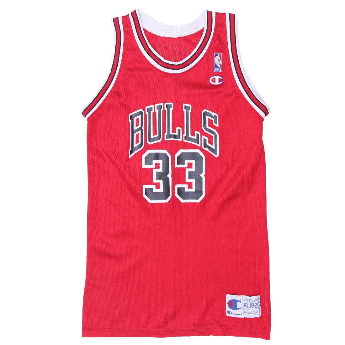 Youth Boys Champion NBA Chicago Bulls Pippen 33 Jersey Fashion Rerun Vintage