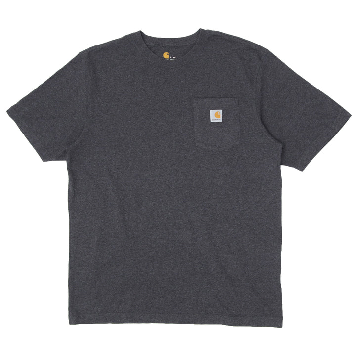 Mens Carhartt Pocket T-Shirt Gray