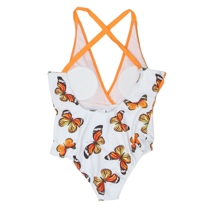 Ladies Patpat Butterfly Print One Piece Swimsuit