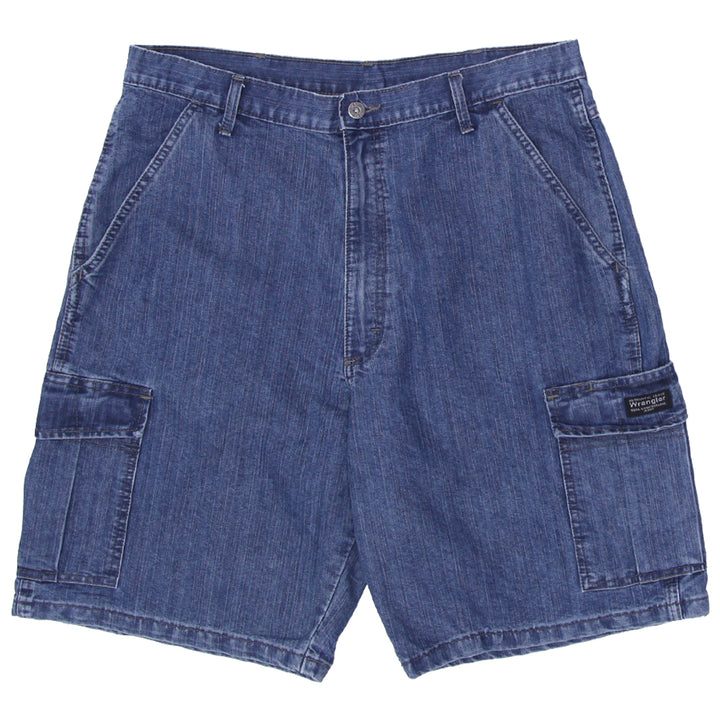 Mens Wrangler Denim Cargo Shorts