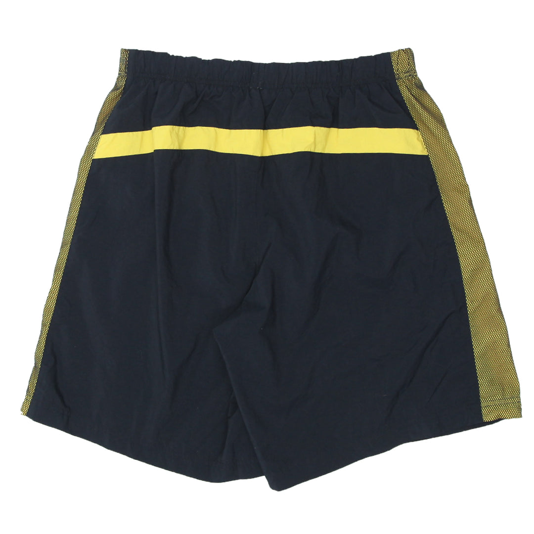 Mens Nike Black Yellow Mesh Sports Shorts