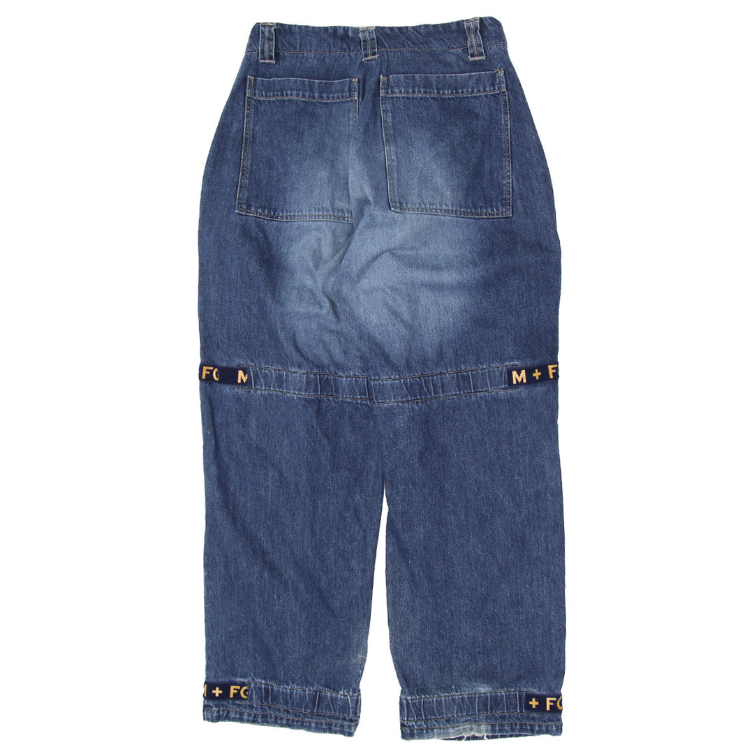 Mens Wide Leg Cargo Jeans