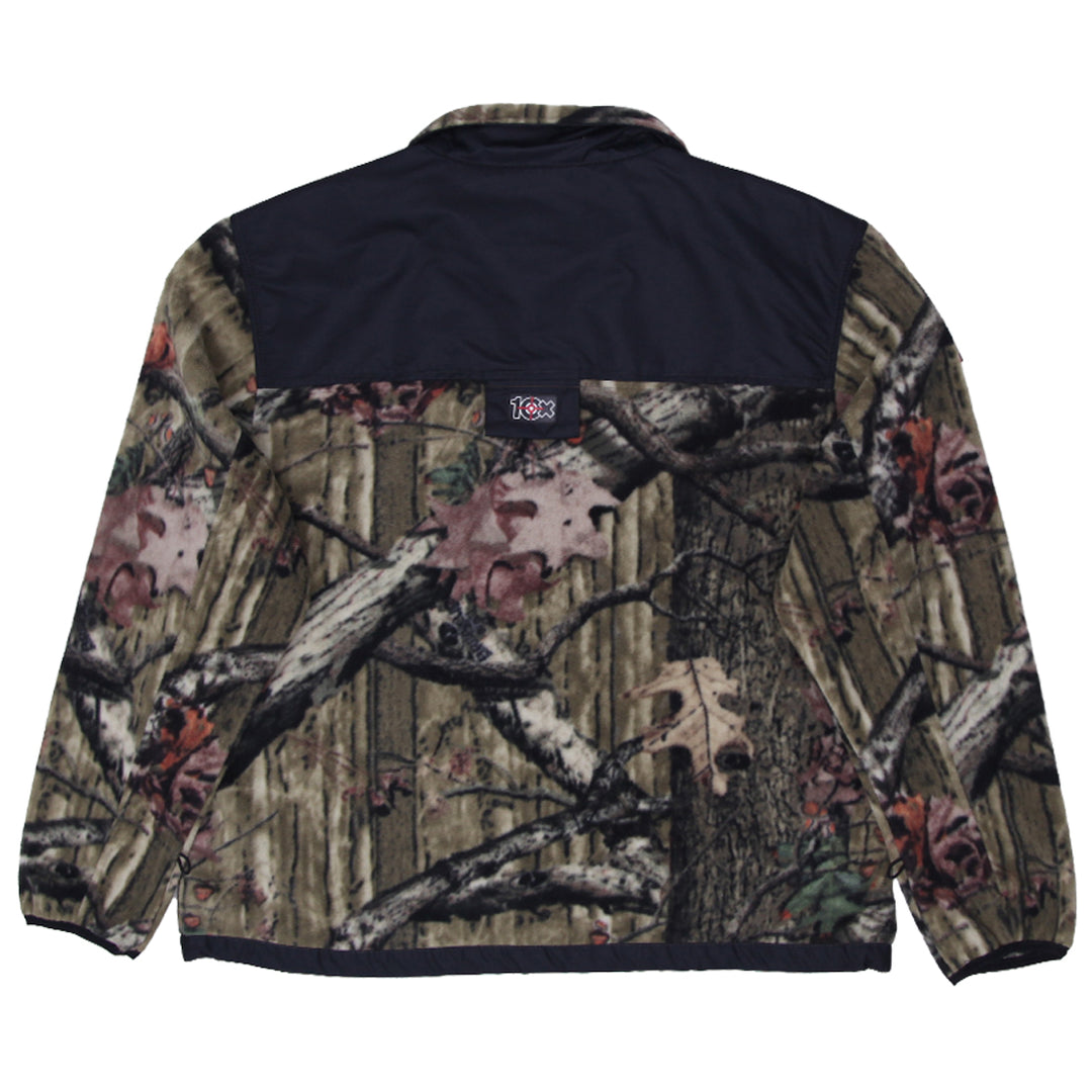 Mens 10X Protection In Action Camo Full Zip Fleece Jacket