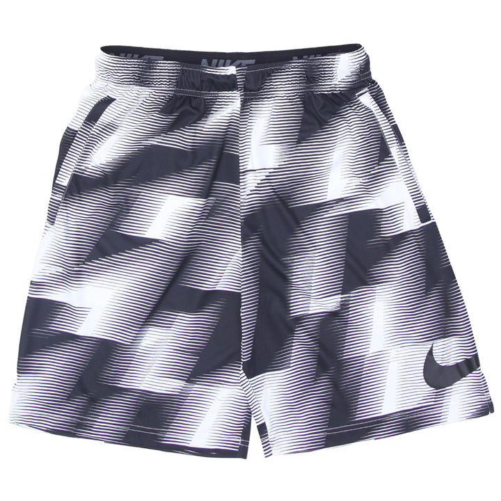 Mens Nike Dri-Fit Black & White Training Shorts