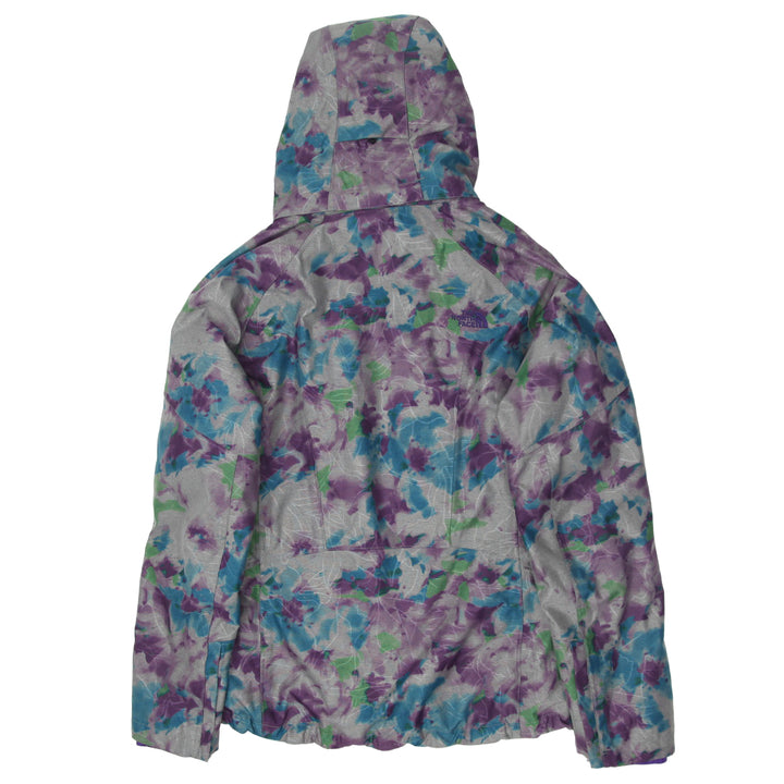 Ladies The North Face Full Zip Floral Hooded Insulated Jacket