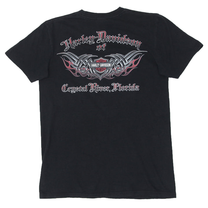 Mens Harley Davidson Of Crystal River Florida T-Shirt