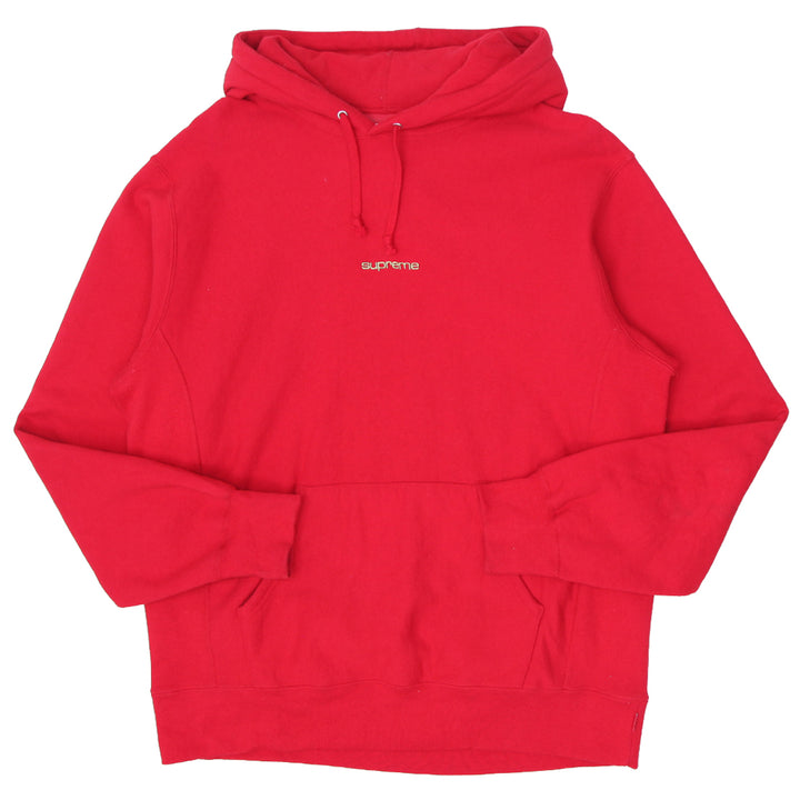 Mens Supreme Red Pullover Hoodie