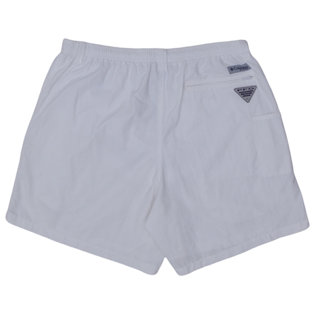 Mens Columbia Performance Fishing Gear Shorts White