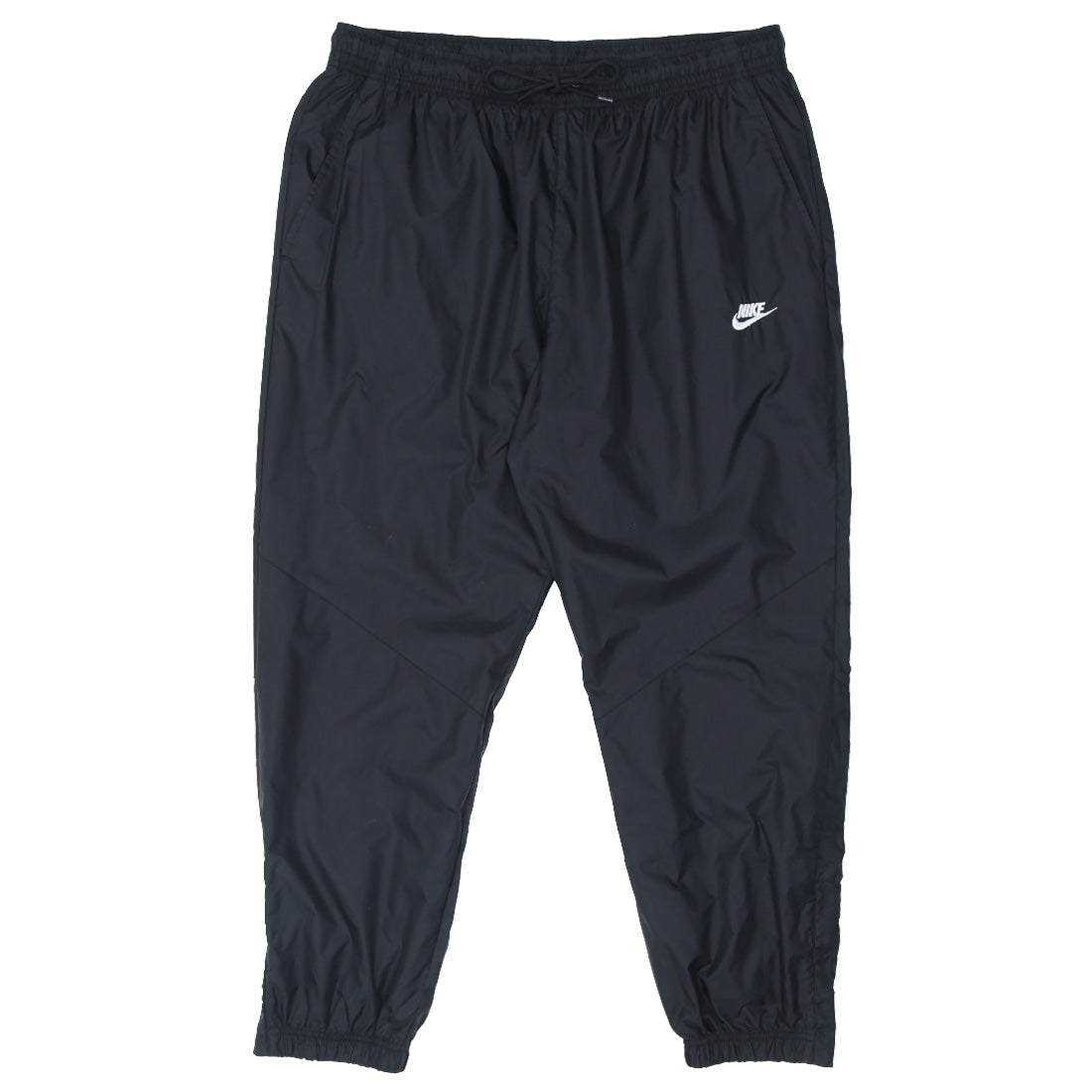 Mens Nike Embroidered Black Nylon Track Pants