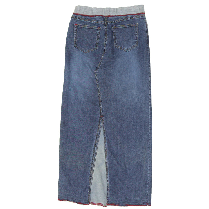 Y2K Denim Long Skirt