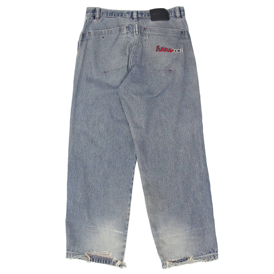 Mens Y2K Fubu The Collection Straight Jeans