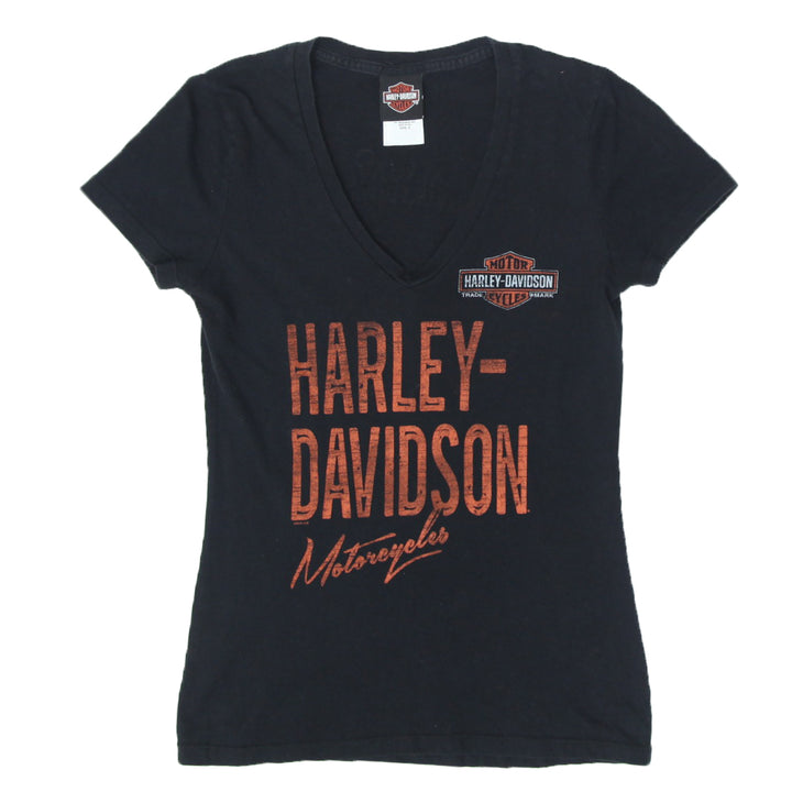 Y2K Harley Davidson V-Neck T-Shirt