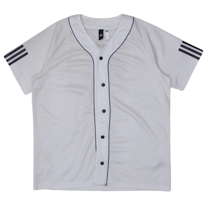 Mens Adidas Three Stripe Life Baseball Jersey