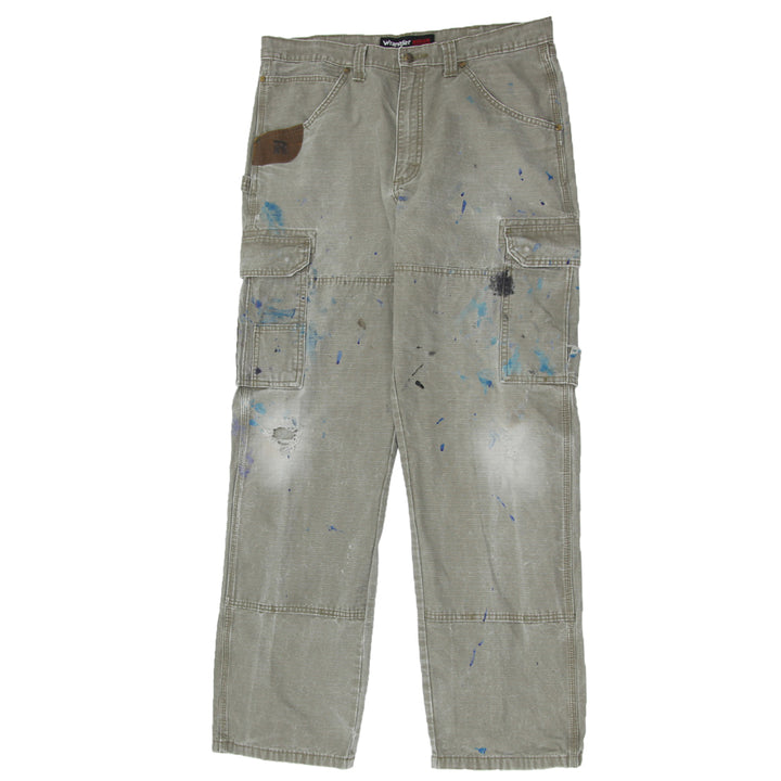 Mens Wrangler Riggs Distressed Workwear Cargo Pants