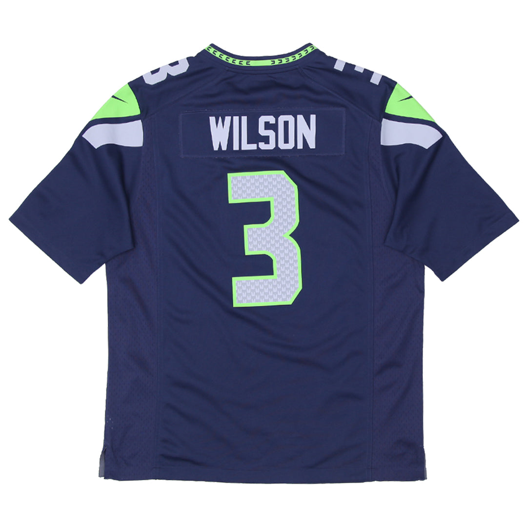 Mens Nike NFL Seattle Seahawks Wilson # 3 Football Jersey