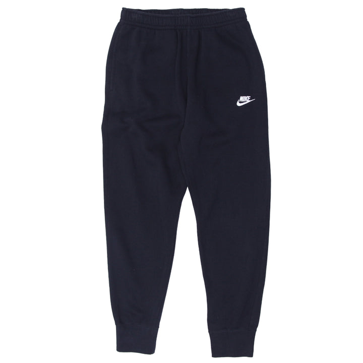 Mens Nike Embroidered Fleece Jogger Pants Black