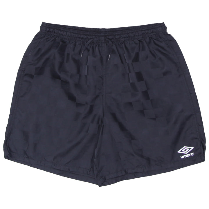 Boys Youth Umbro Black Nylon Shorts