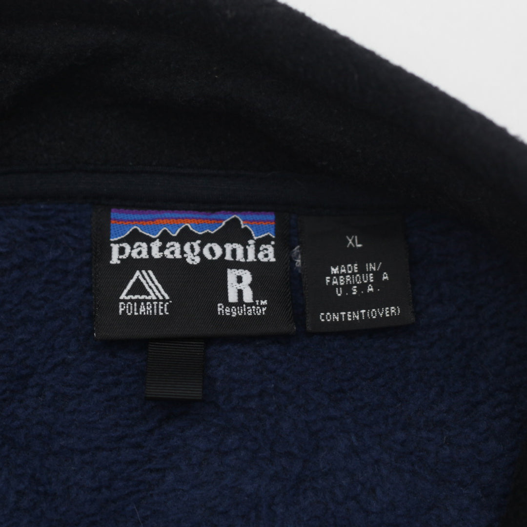 Vintage Patagonia Polartec Full Zip Fleece Jacket Made In USA