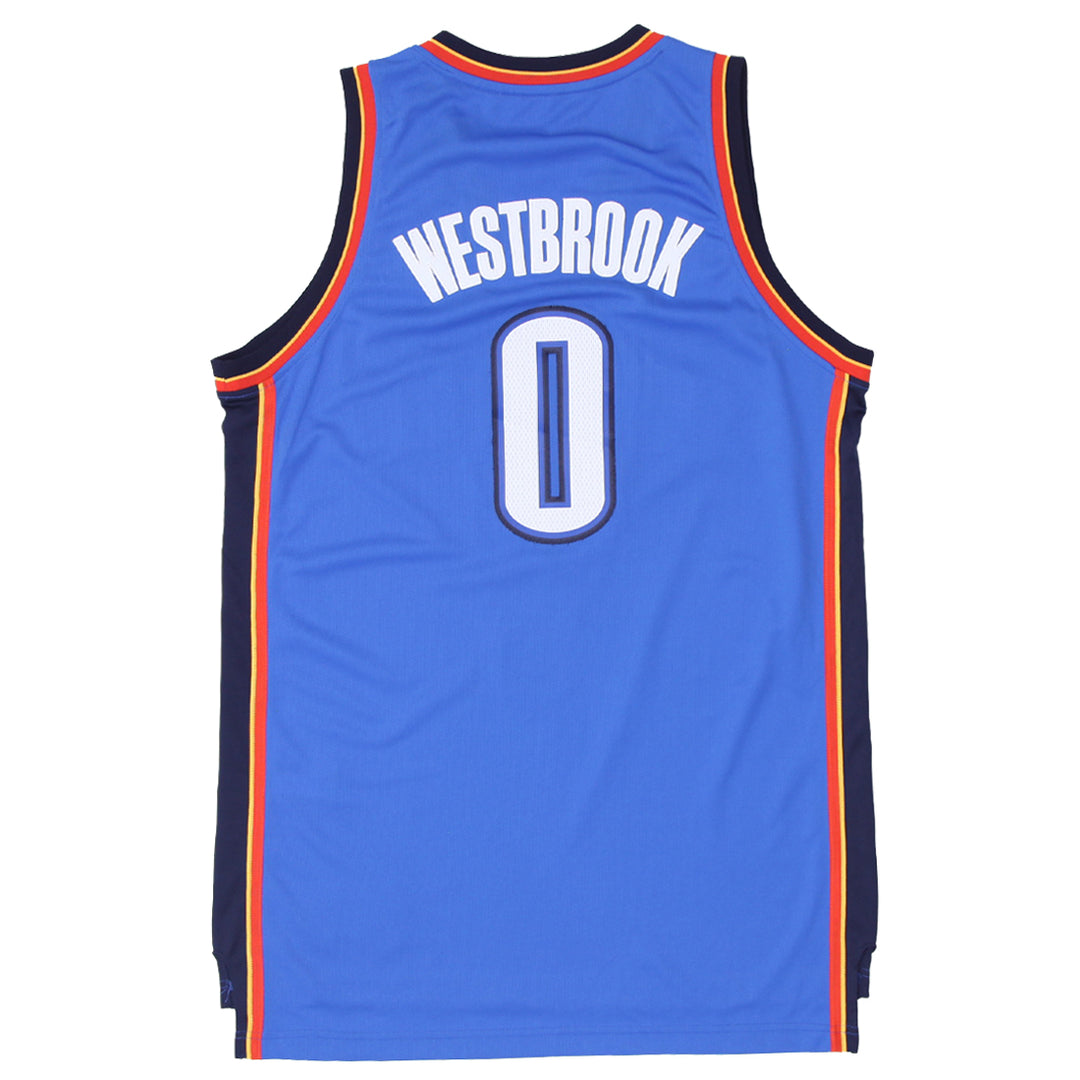 Mens Adidas Oklahoma City Westbrook 0 Basketball Jersey