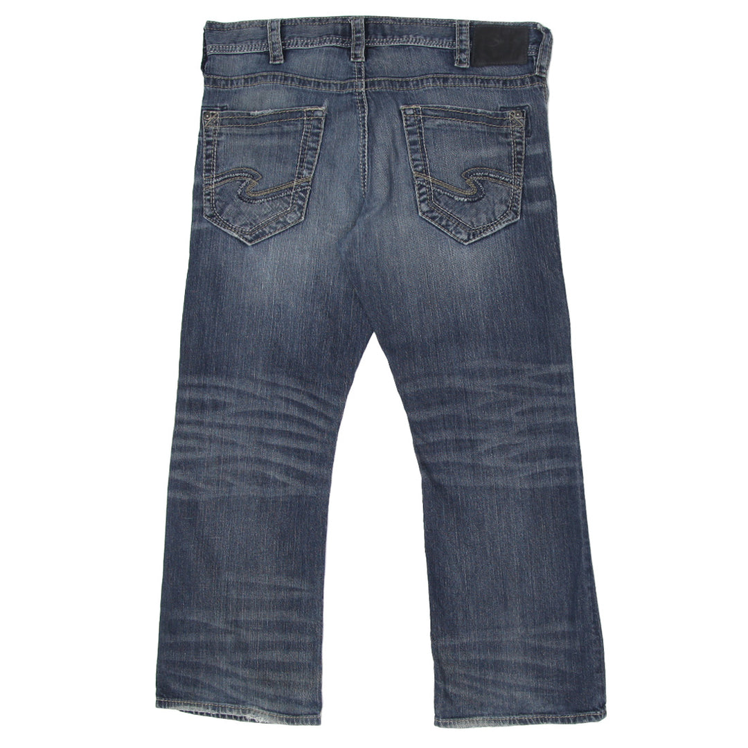 Mens Y2K Silver Jeans Zac Relaxed Jeans