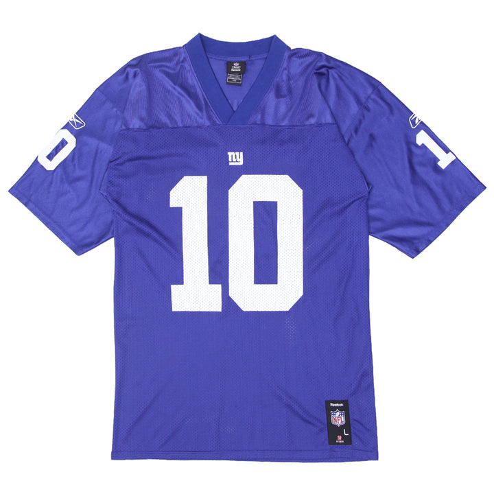 Mens Reebok NFL New York Giants Manning 10 Football Jersey