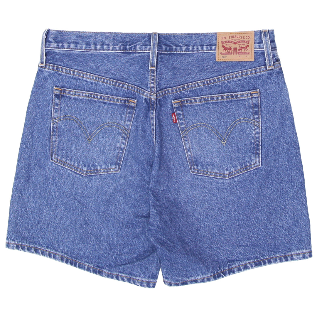 Mens Levi Strauss 501 Button Fly Denim Shorts