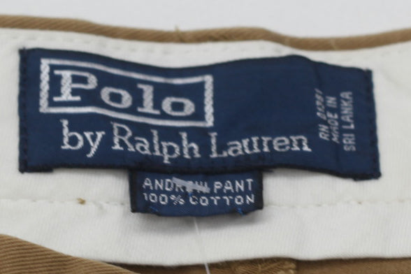 Vintage Polo by Ralph Lauren Classic Chino Andrew Pants Brown