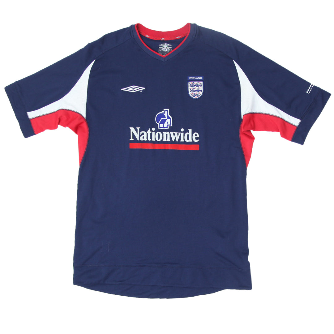 2002-2003 Vintage Umbro England Football Jersey