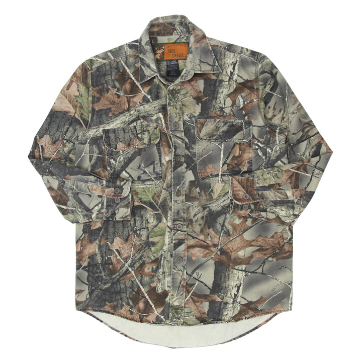 Mens Trail Crest Forest Camo Hunting Shirt