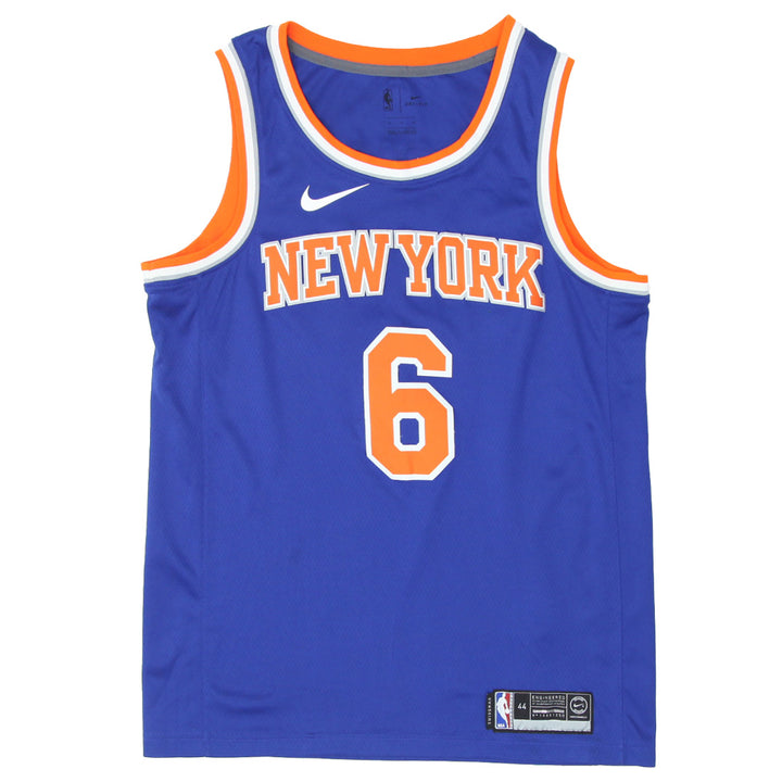 Mens NBA Nike New York #6 Porzingis Jersey