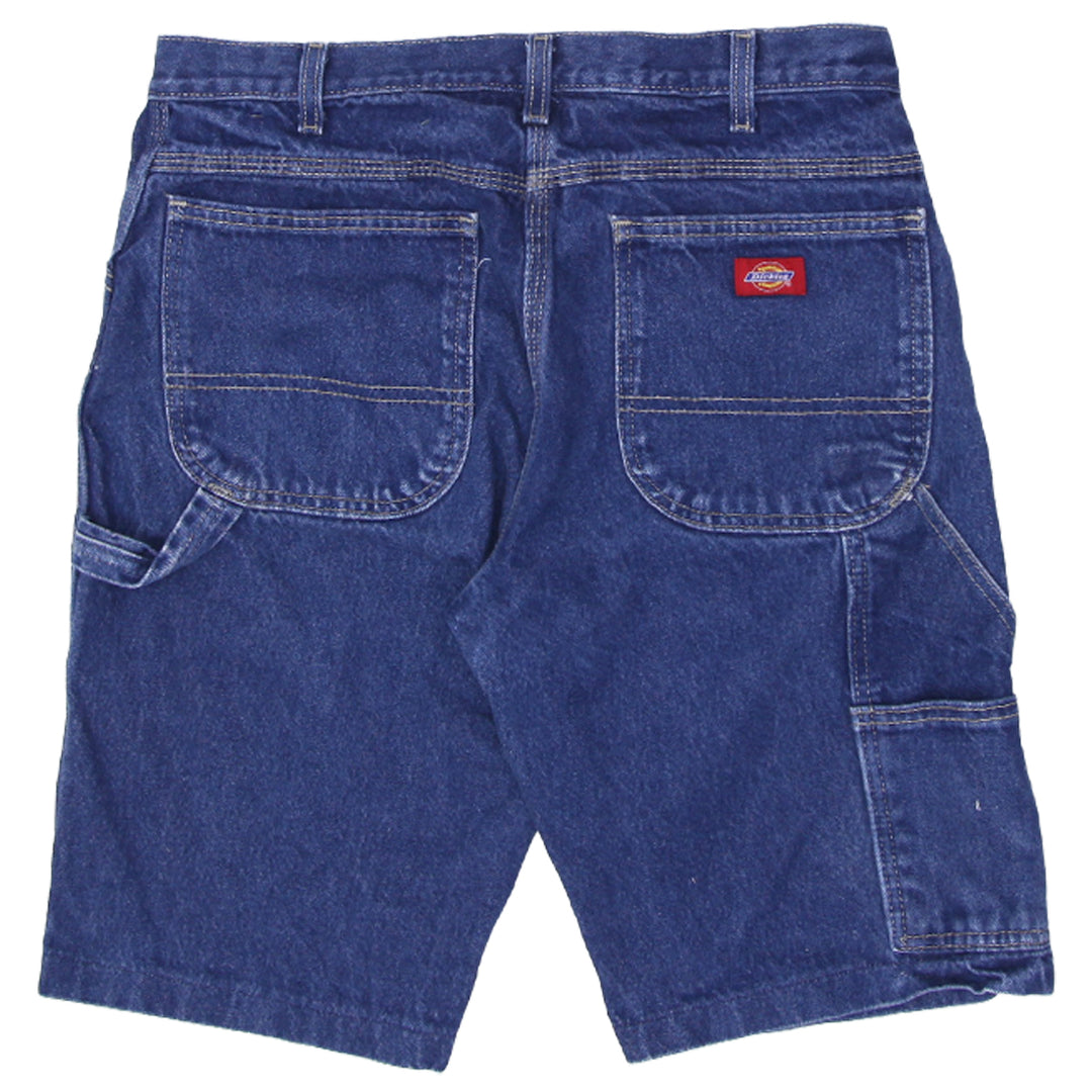 Mens Dickies Relaxed Fit Customized Denim Carpenter Shorts