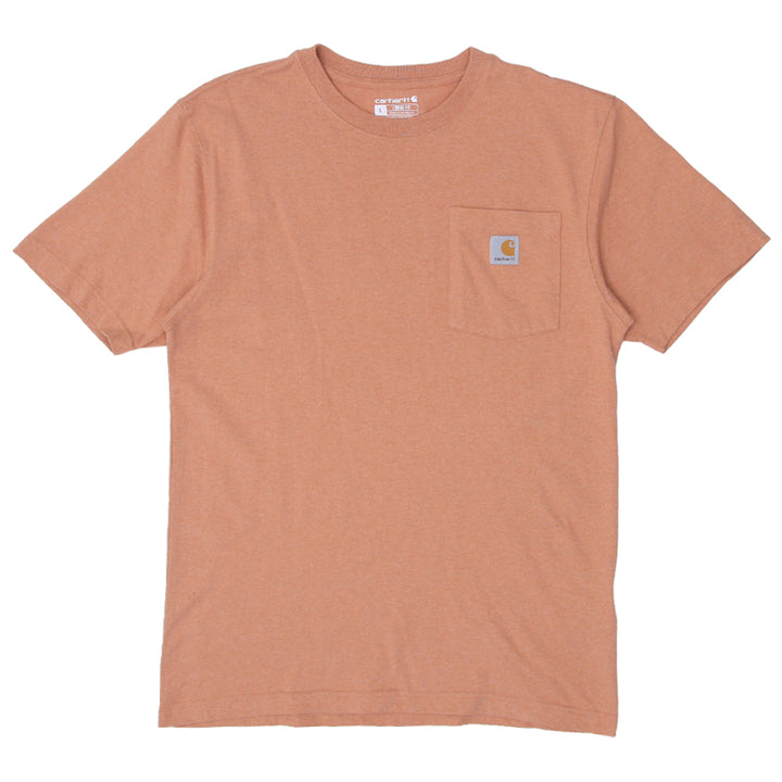 Mens Carhartt Loose Fit Pocket T-Shirt Orange