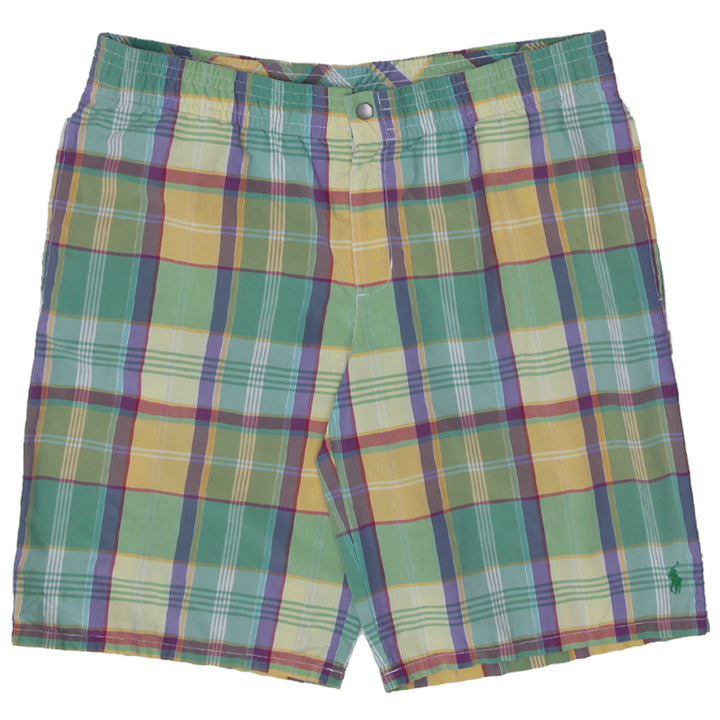 Mens Polo Ralph Lauren Plaid Swim Shorts