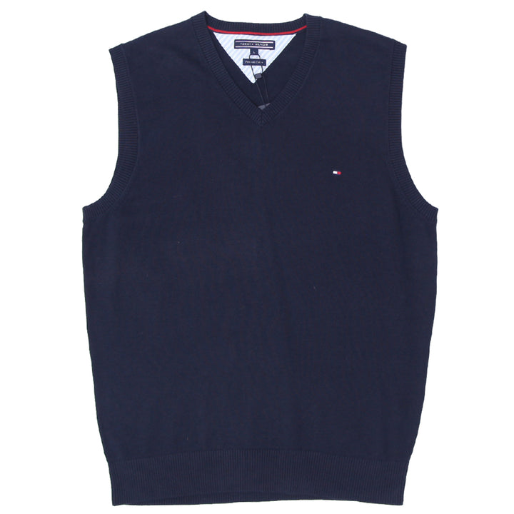 Mens Tommy Hilfiger V-Neck Sweater Vest Navy