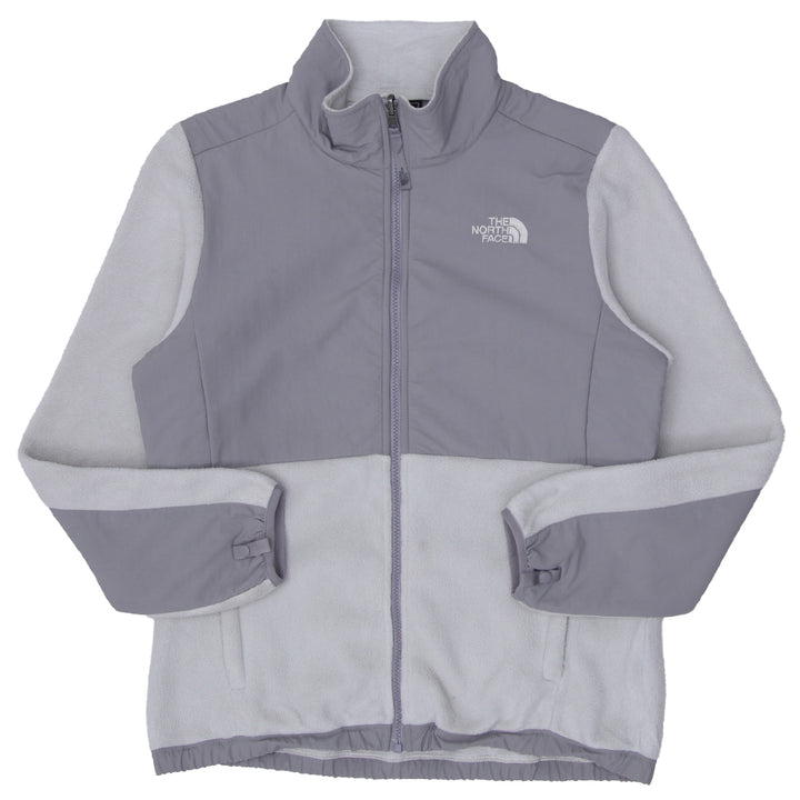 Youth Girls The North Face Fleece Denali Jacket Gray