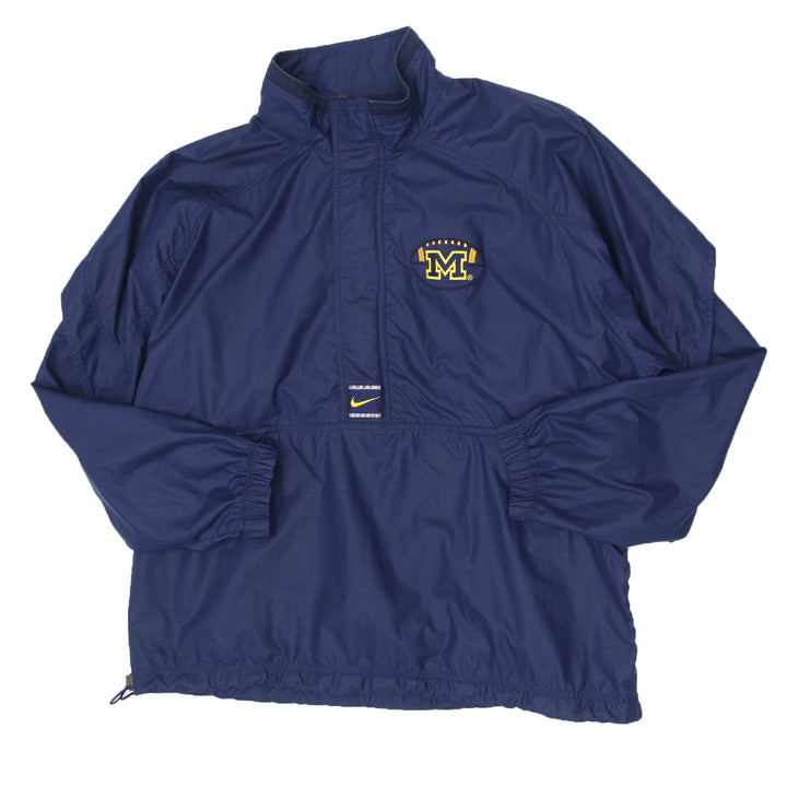 90's Vintage Nike Team Michigan Wolverines Windbreaker Jacket