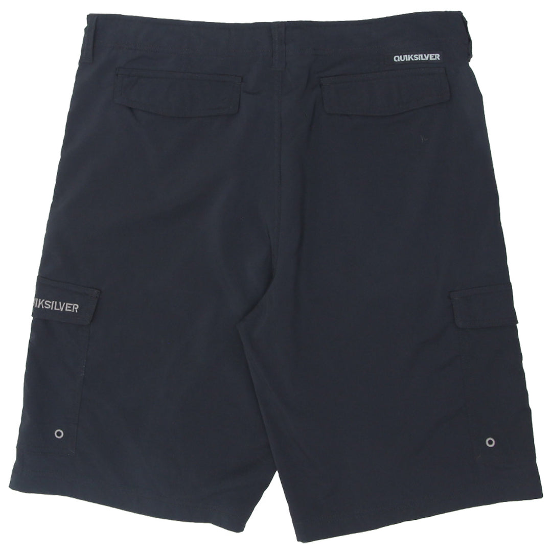 Mens Quiksilver Amphibians Black Cargo Board Shorts