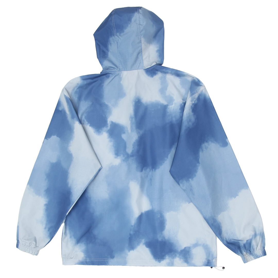 Mens Champion 1/2 Zip Tie Dyed Windbreaker Jacket