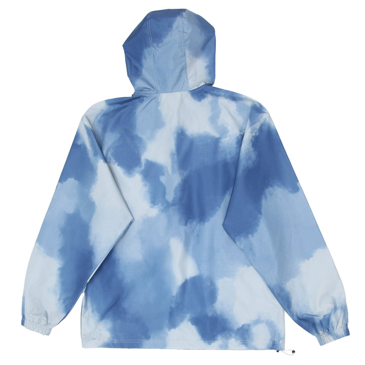 Mens Champion 1/2 Zip Tie Dyed Windbreaker Jacket