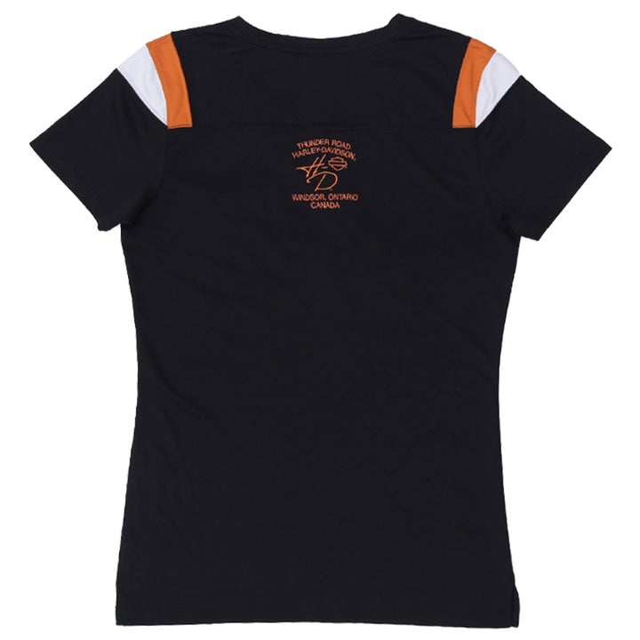 Ladies Harley Davidson Motorcycles V-Neck T-Shirt