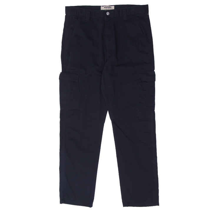 Mens Wrangler Black Cargo Pants