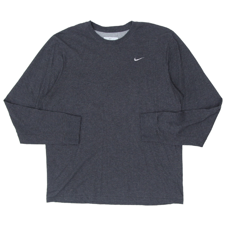 Mens Embroidered Nike Logo Sports Long Sleeve T-Shirt