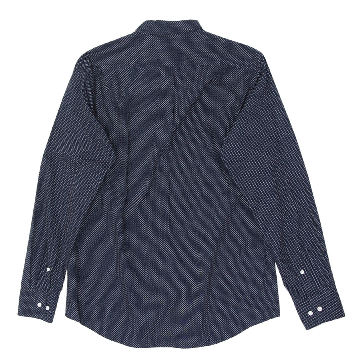 Mens Uniqlo Dotted Long Sleeve Shirt