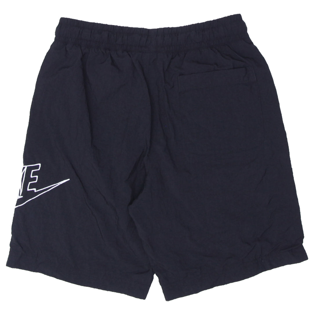 Mens Nike Embroidered Black Nylon Shorts