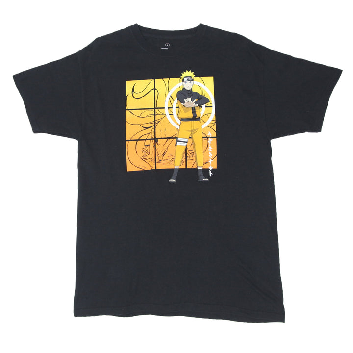 Mens Naruto Shippuden Black T-Shirt