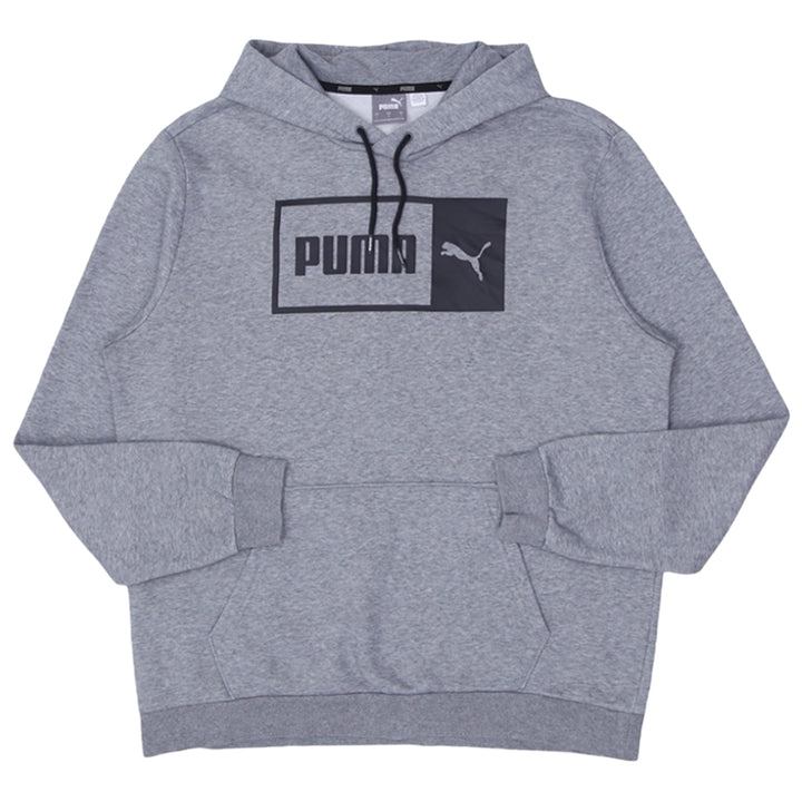 Mens Puma Gray Pullover Hoodie